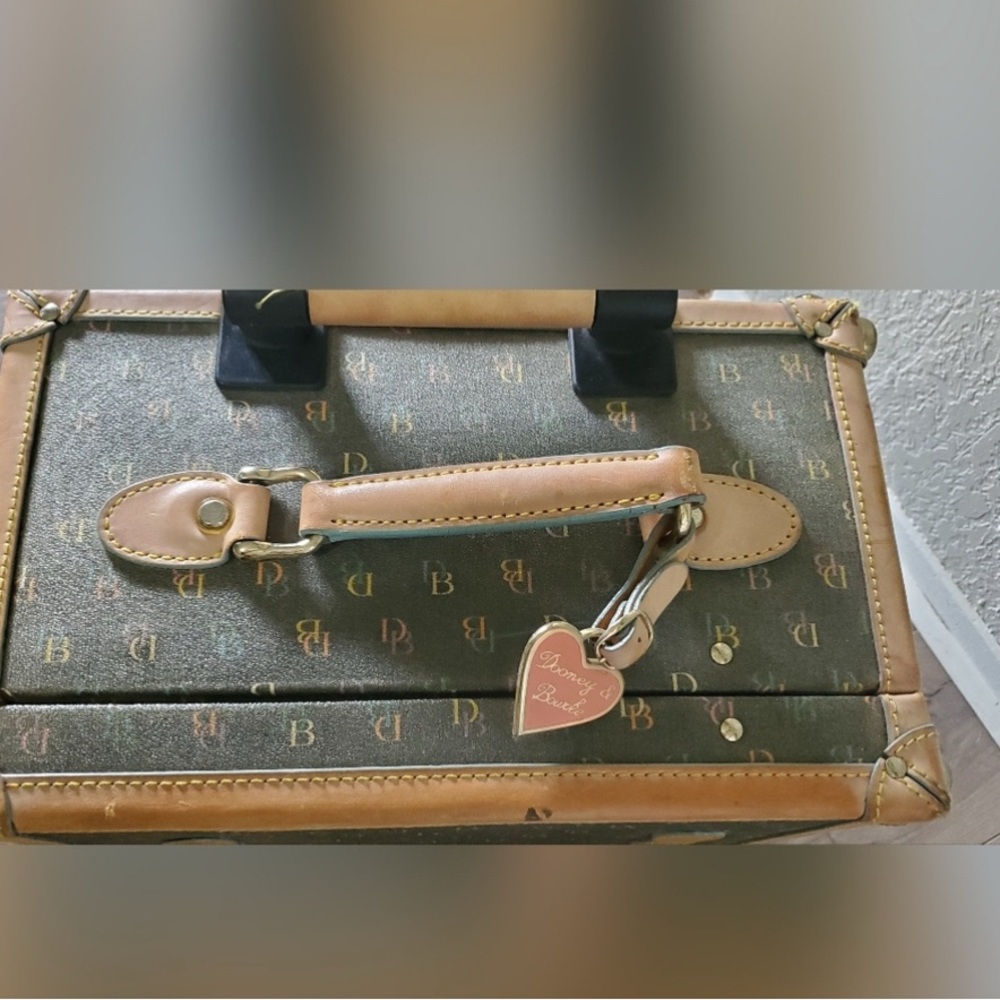 Dooney & Bourke Vintage Style Suitcase - Brown and Tan - Picture 6 of 15